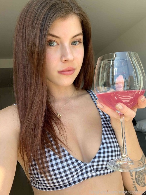 missnova1 02 04 2020 29068432 Sipping a mixed drink out of a wine glass because I m a