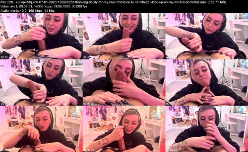 029 cutiepii33quinn 07 01 2020 120908253 thanking daddy for my new manicure full 8 minute video up o