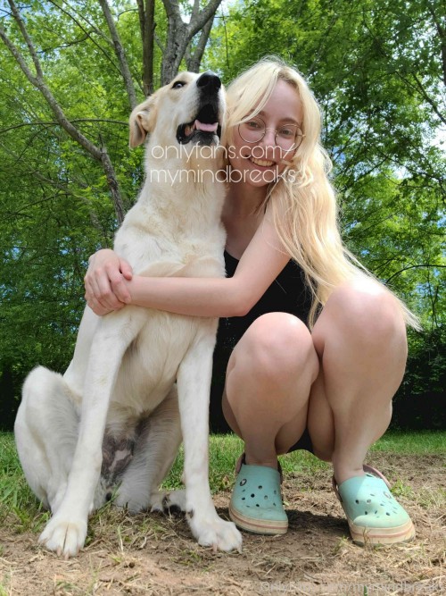 mymindbreaks 02 06 2020 44280794 Pool party Featuring my baby Willow She's a Great Pyr